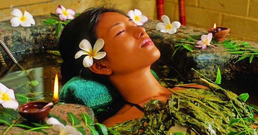 Ayurveda herbal healing at The Palms Hotel, Sri Lanka